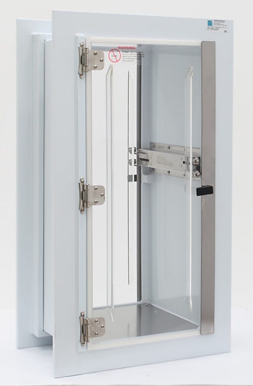 Allows clean transfer of parts in and out of controlled environments (Interlock sold as option)  |  2634-02A displayed