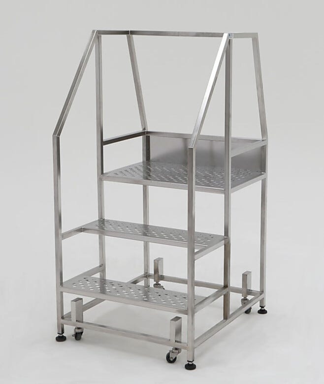 BioSafe model with safety rails features continuous-seam welds for ultimate cleanliness. | 2805-85 displayed