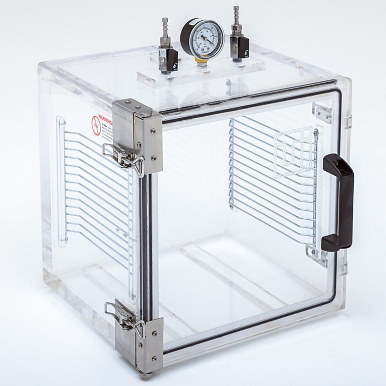 Engineered by Terra specifically for vacuum chambers, the adjustable hinges allow precise door alignment for a consistent, airtight seal  |  5235-68A displayed