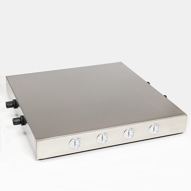 Vibration-free platforms utilize pneumatic isolators to provide benchtop vibration isolation in both vertical and horizontal | 1580-03 displayed