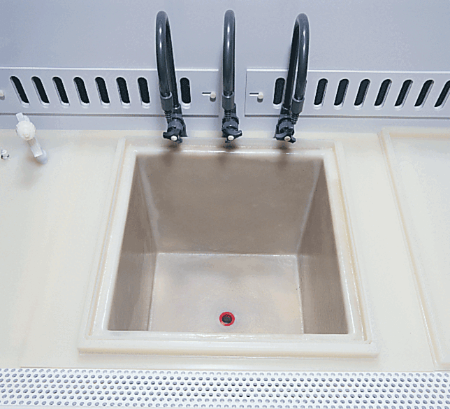 Offers excellent chemical resistance and easy cleaning  |  7018-22 displayed