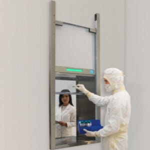 Smart® CleanMount® Slide-Up Door Pass-Through Chambers