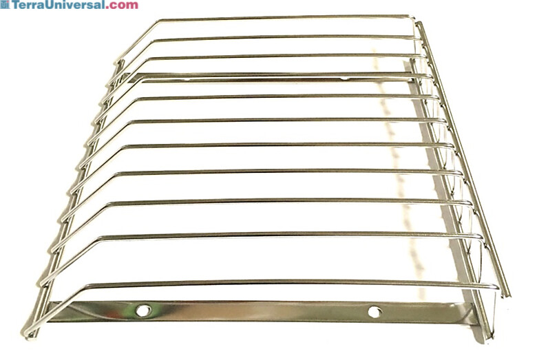 Stainless steel storage rack.  |  1504-02 displayed