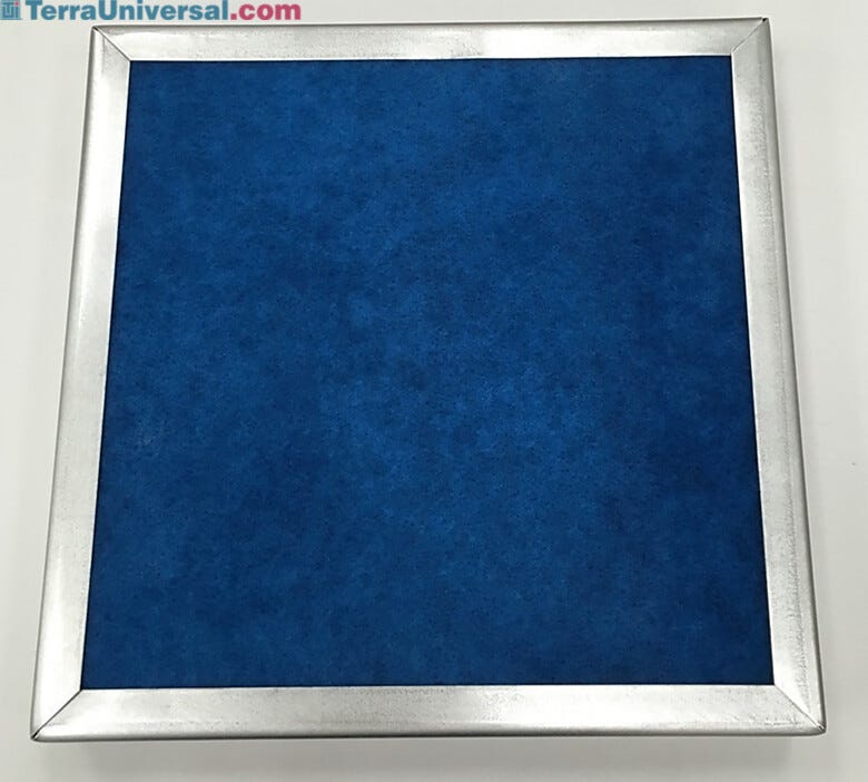 Used to remove a broad range of organic compounds and solvent fumes.  |  1701-90A displayed
