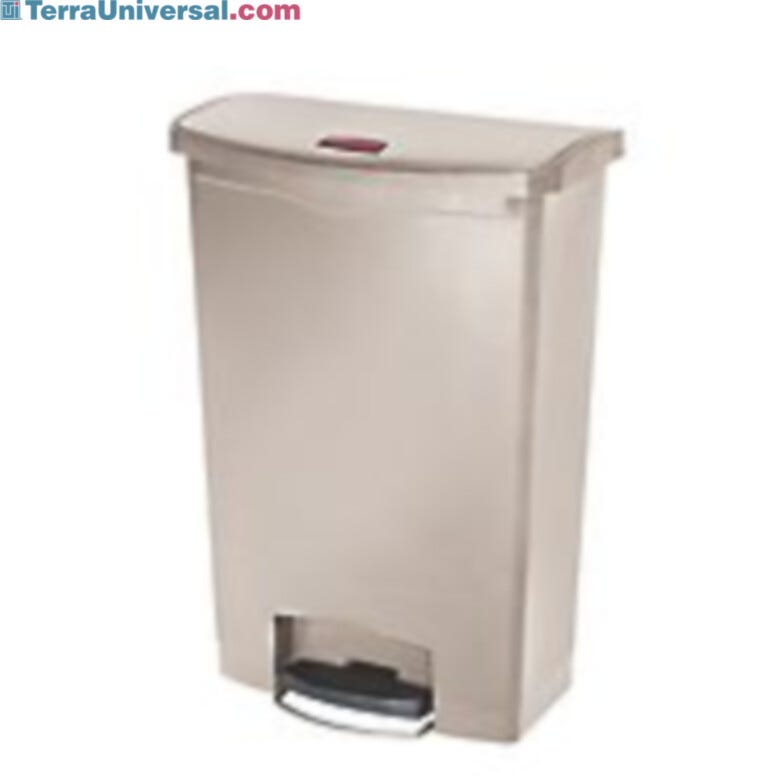 24 Gal. Beige Step-On Container  |  1457-27A displayed