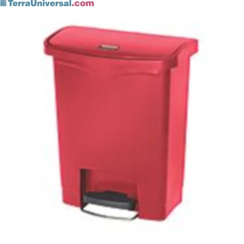 8 Gal. Red Step-On Container  |  1457-09A displayed