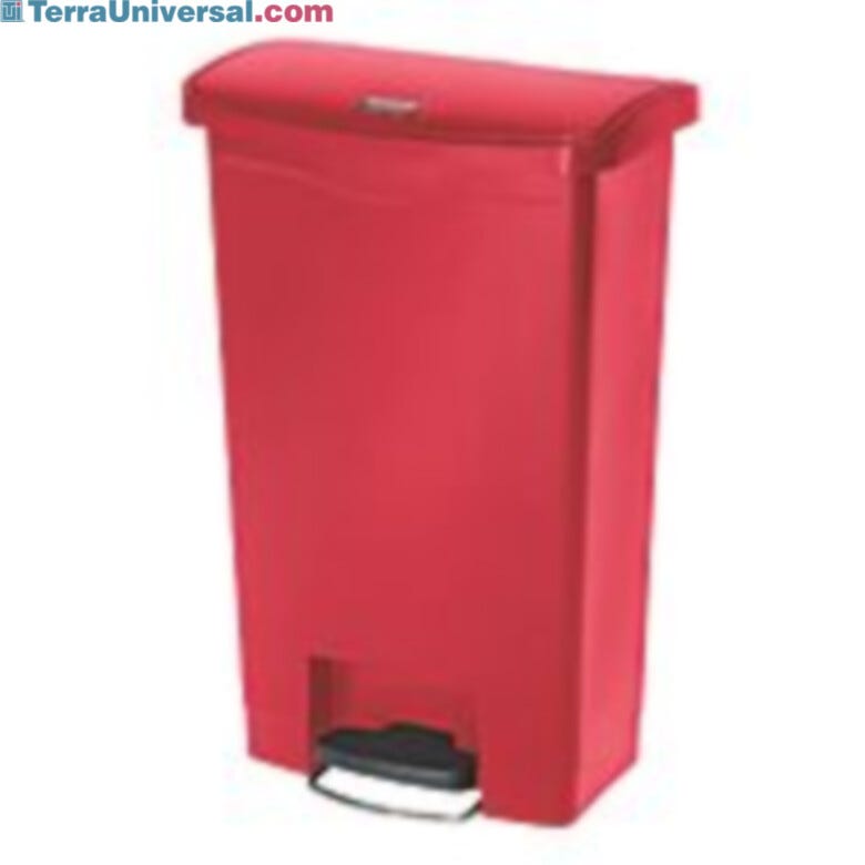 13 Gal. Red Step-On Container  |  1457-18A displayed