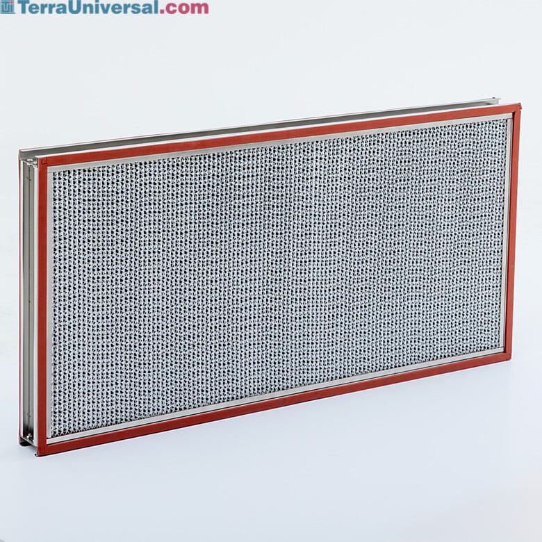 2'x4' High-temperature heat-resistant HEPA filter with silicone seal rated up to 250 degrees Celsius  |  1716-30 displayed