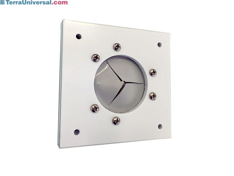 Power cable port protects the isolator environment while allowing for electronic equipment  |  2900-70 displayed