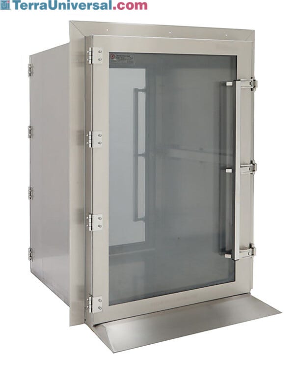 Simplifies contamination-free transfer of materials between classified spaces | 2636-12D-2 displayed