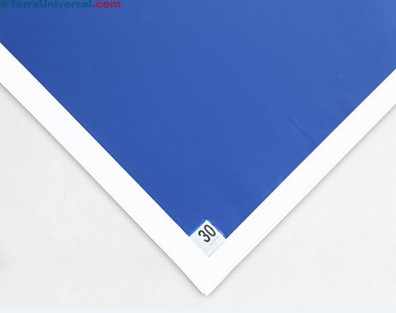 Adhesive 30 Sheet Blue Mats | 5605-81 displayed
