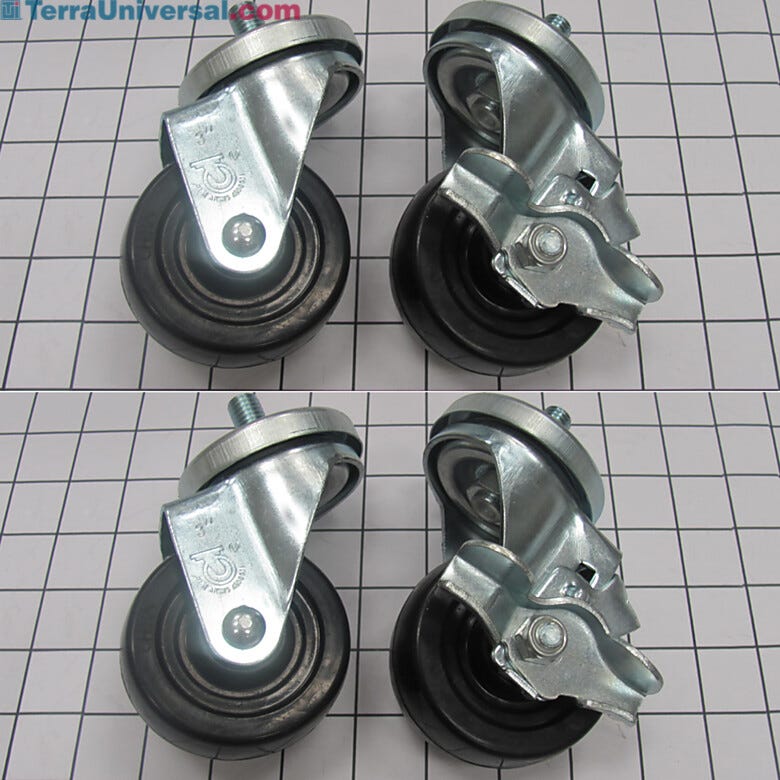 Optional 3-inch diameter caster set  |  1700-44 displayed