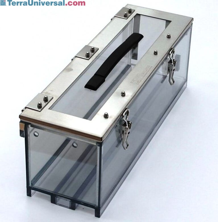 Desiccator; Portable, Static Dissipative PVC, 12