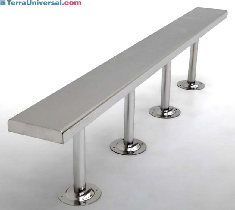 Solid Top Gowning Bench | 1530-19-2 displayed