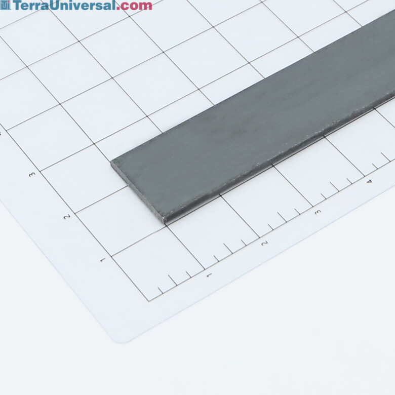 20' hot rolled steel flat bar for general purpose fabrication and repair.