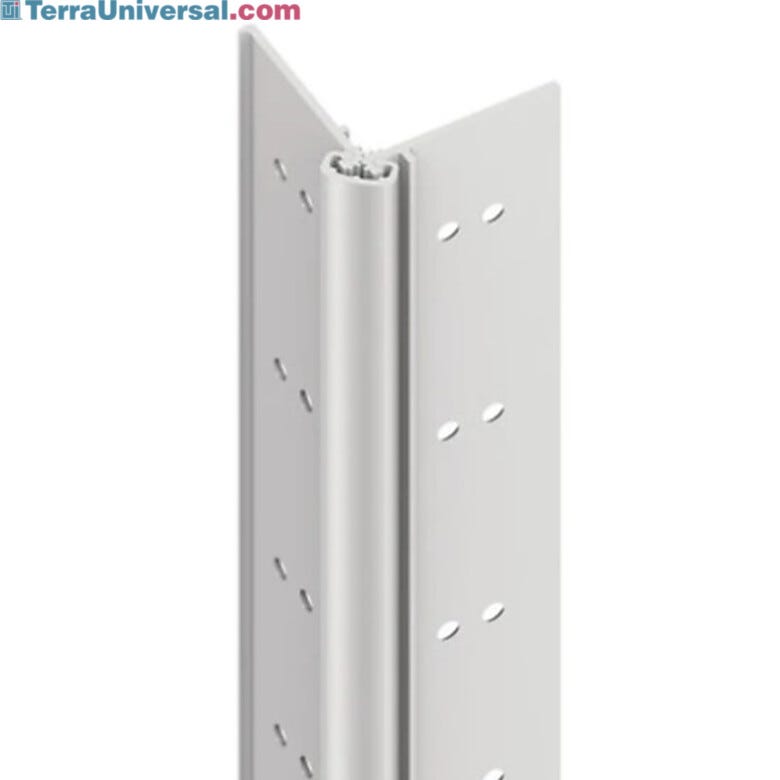 Full mortise continuous hinge delivers lasting durability and smooth operation with a patented interlocking bearing design  |  5050-07 displayed