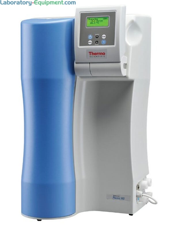 Efficiently turns tap water into high-purity water.  |  1729-19 displayed