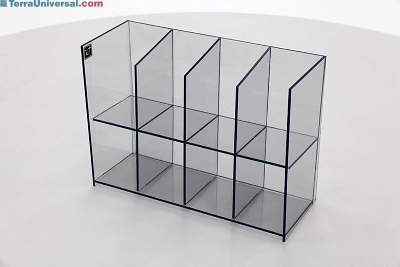 Static Dissipative PVC Benchtop Organizer | 4950-02 displayed
