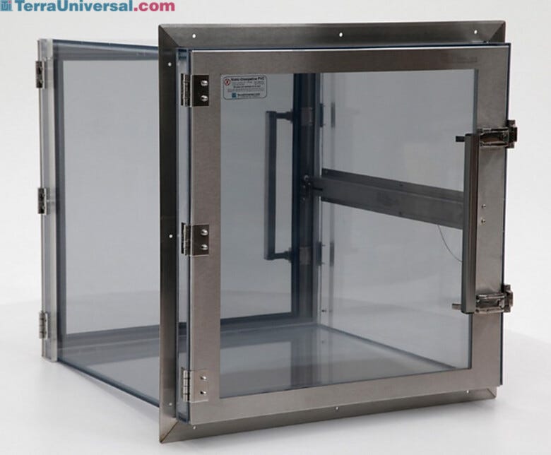 Reduces contamination by providing a clean way to transfer equipment. | 1991-82D displayed