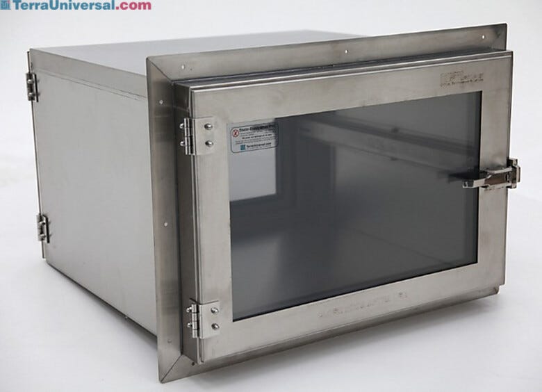 Reduces contamination by providing a clean way to transfer equipment | 1992-13D displayed