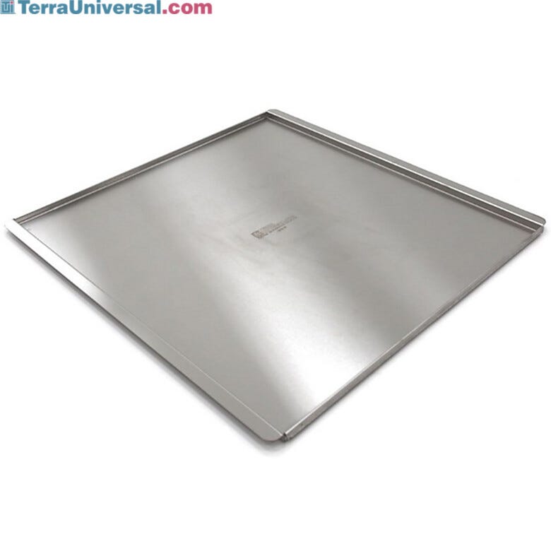 Stainless Steel solid desiccator shelf with lip  |  1976-05 displayed