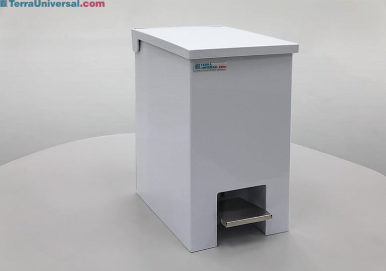 Polypropylene waste receptacles  |  1456-25A displayed