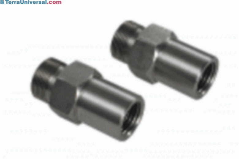 Two adapters M16x1 male to NPT 1/4