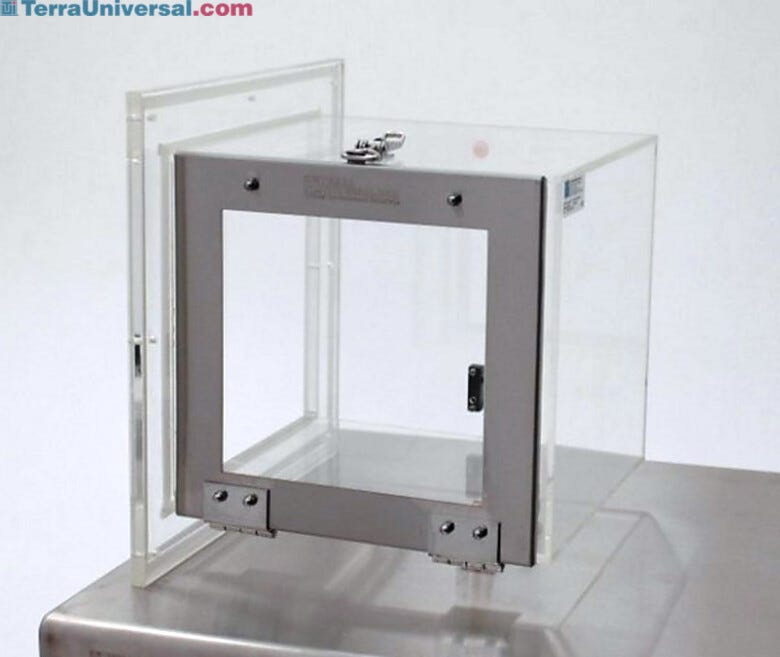 Provide a buffer space for samples or material transfer.  |  1680-78B displayed