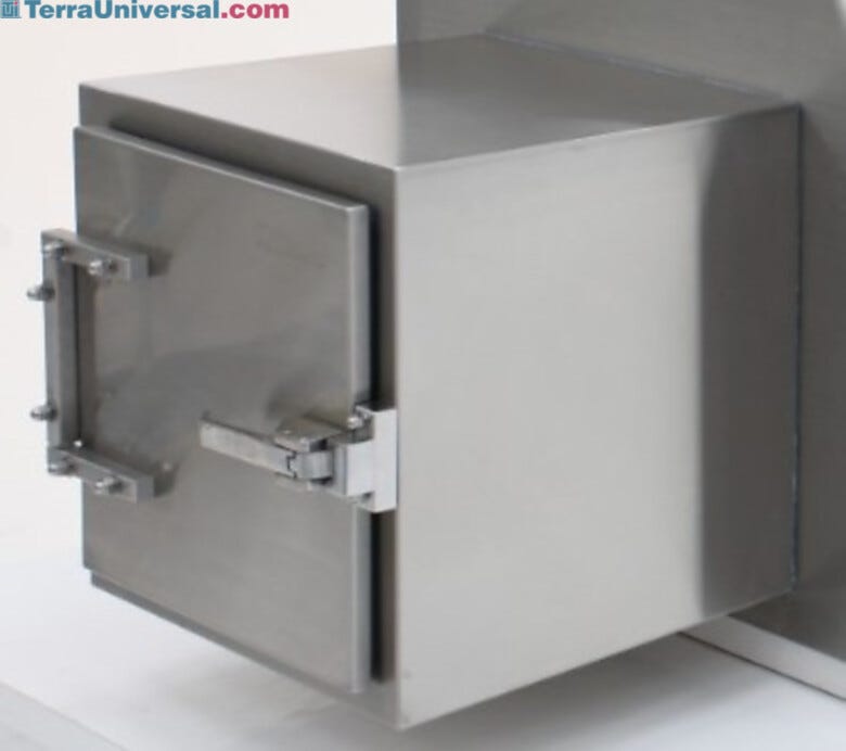 Provide a buffer space for sample or material transfer | 1702-11C displayed