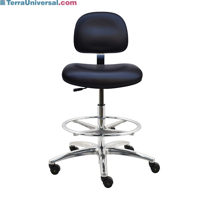 AL10-VCC ESD conductive vinyl dissipative chairs slow down static charges