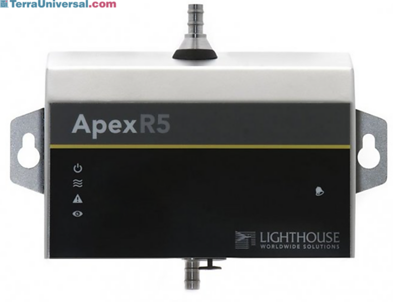 2-channel real time monitoring system with 0.5 and 5.0 μm channel sizes and a 1 CFM flow rate with risk mitigation feature ideal for GMP regulated industries  |  1510-47 displayed