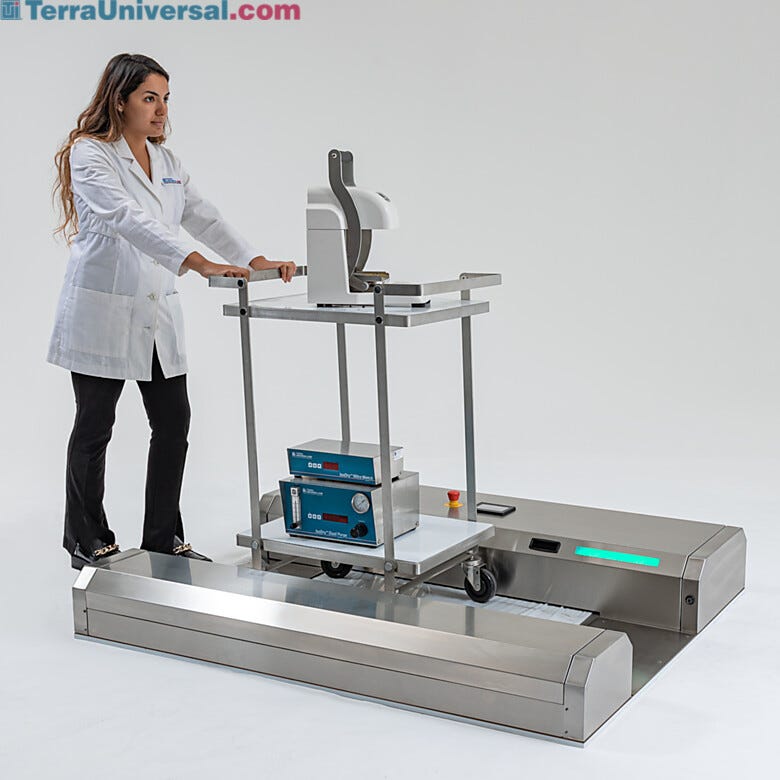 SoleCleaner™ automatic sticky mat shoe cleaner reduces costly maintenance and cleaning programs prone to human error  |  2010-50A-220 displayed