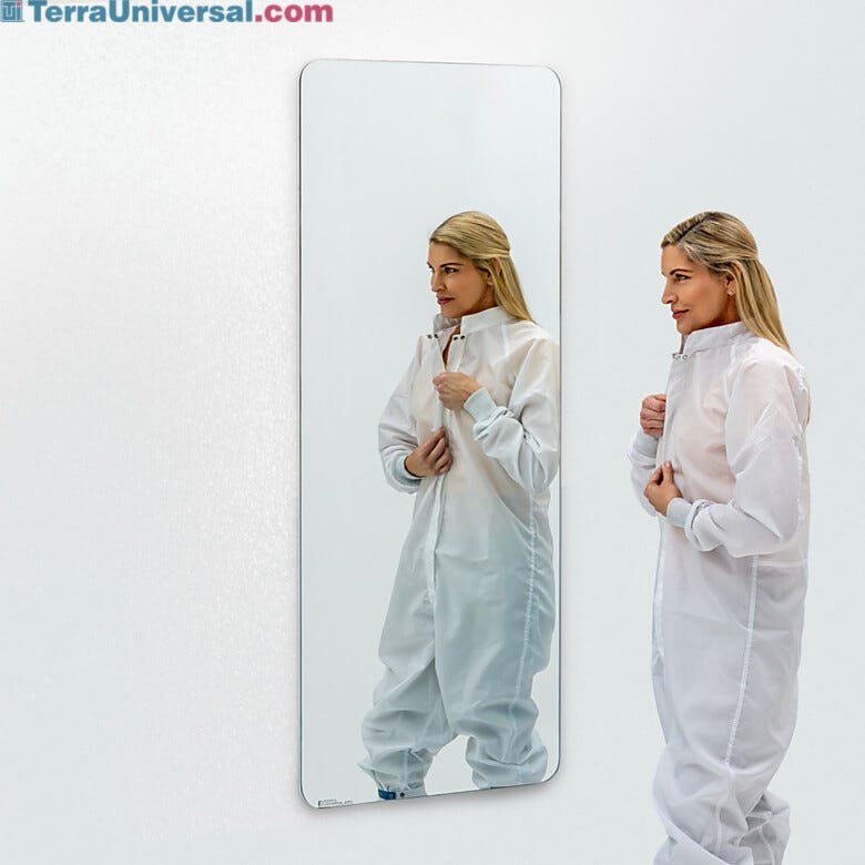 Flush-Mount Cleanroom Mirrors | Terra Universal
