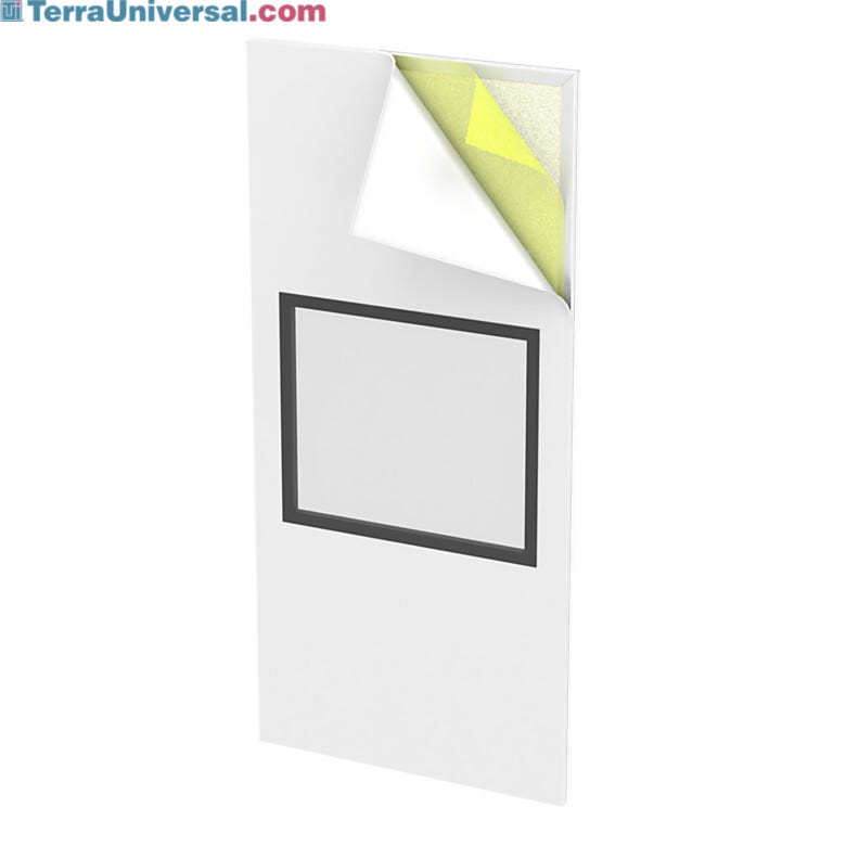 Cleanroom wall panels with uPVC bonded to an EPS rigid foam core are available with a standard 3' x 3' window | 6606-50 displayed