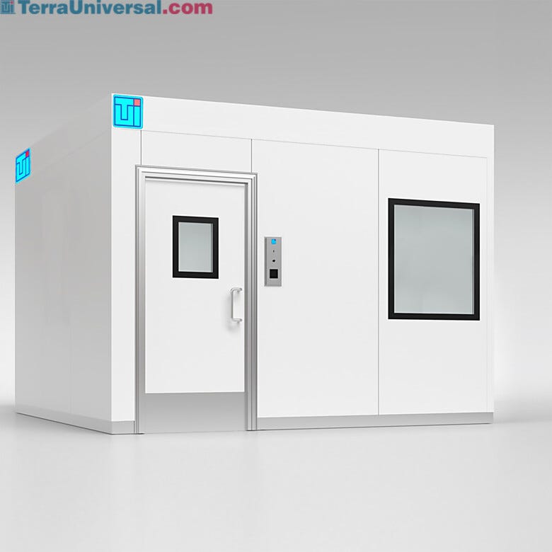 USP 797 Cleanroom Solution Combining Modular Flexibility with Integrated Infrastructure, HEPA Filtration, and Environmental Monitoring for Compounding  |  2900-PP-06 displayed