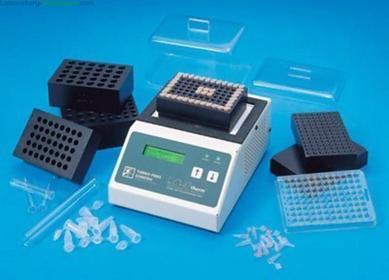 Chills and heats biological samples from -10 degrees C to 100 degrees C with precise control  |  5005-00 displayed