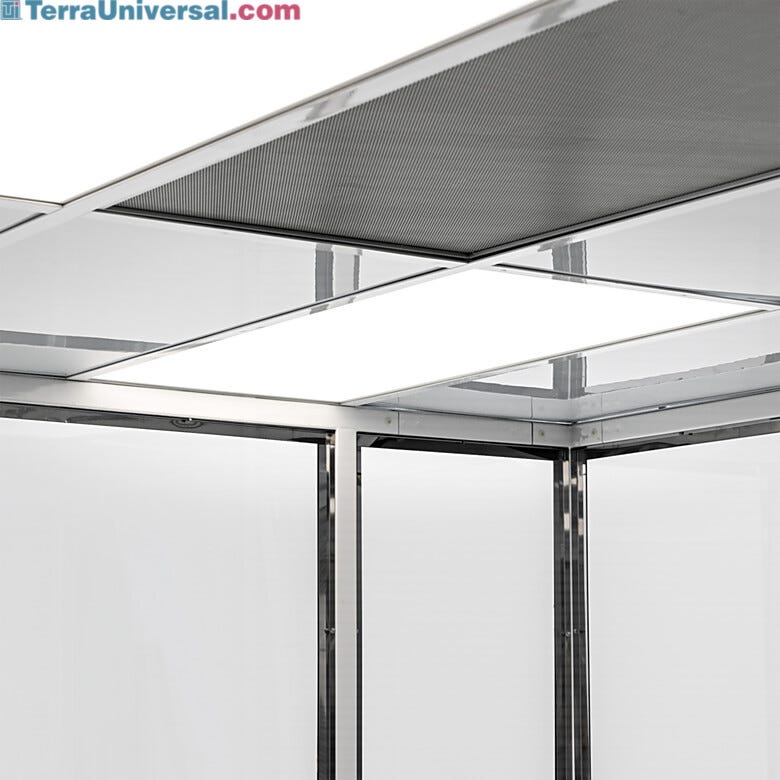 2'W x 4'D LED panel mounted in Terra Universal Cleanroom | 3800-41 displayed