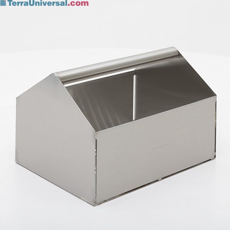 304 stainless steel holder provides a durable way to transport cleanroom supplies  |  4005-35 displayed
