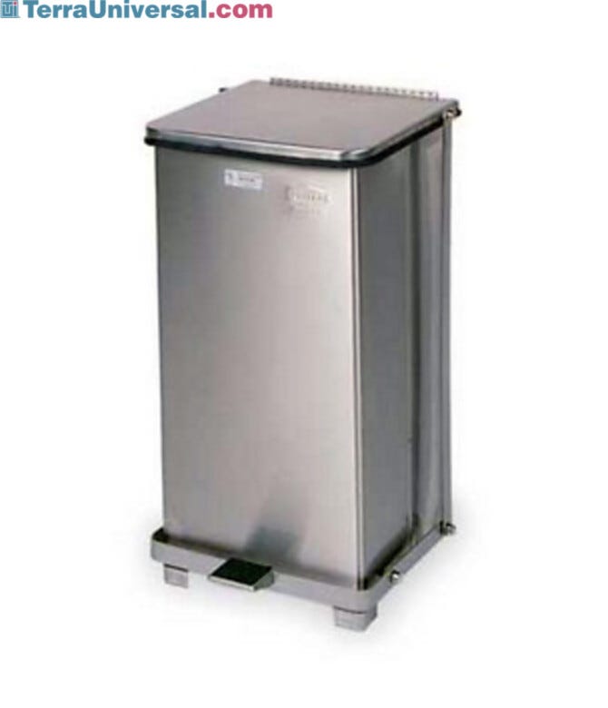 Waste receptacles provide years of constant service in the cleanroom without contamination (Multiple sizes shown)  |  1456-02 displayed