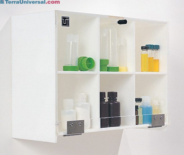 Garment Parts Organizer Storage with Props | 4950-04 displayed