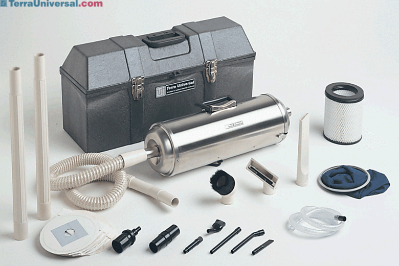 MicroVac vacuum cleaner. Product details may differ. | 5100-00 displayed