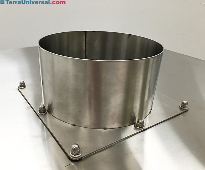 Removes solvents and other hazardous vapors from materials while they are in the pass-through  |  6705-23 displayed