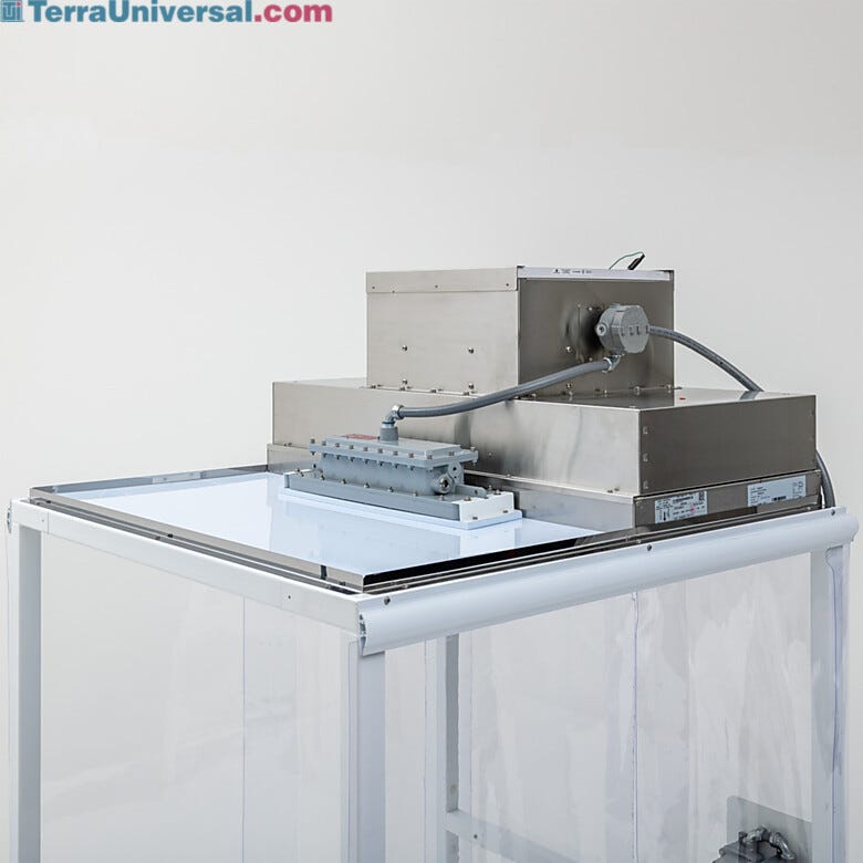 Explosion-proof FFU and LED light are housed in stainless steel and have potted wiring | 9999-ExplosionProof displayed