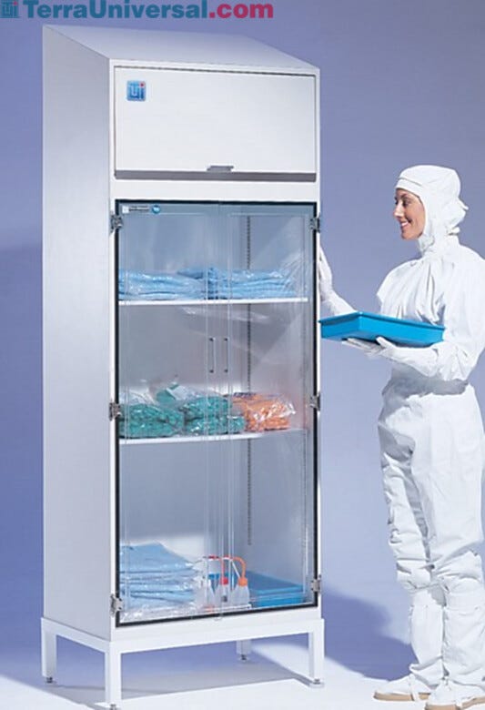 Steel Sloped Top Garment Storage Cabinet | 4101-25C-S displayed