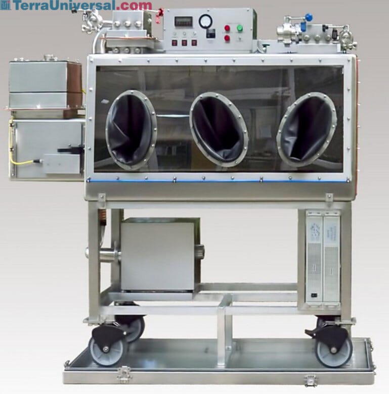 SEA-III Class III Biological Safety Cabinet 3 Port Glovebox  |  5607-26 displayed