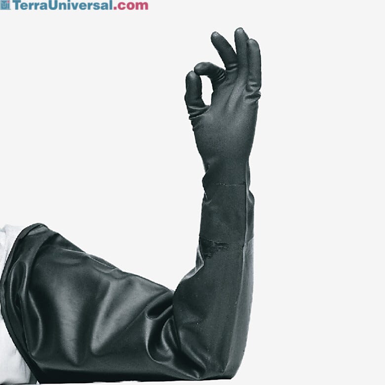 Provides quick and easy glove replacement while leaving the sleeves attached to the glove box.  |  1670-83 displayed
