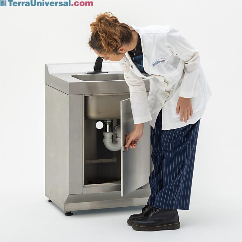 Stainless Steel Hands-Free Sink Stations | Terra Universal