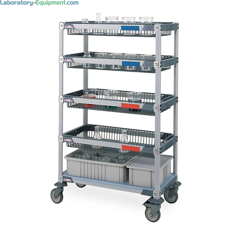MetroMax i Microban Glassware Cart with 4 baskets (order glassware and containers separately) | 1533-22 displayed
