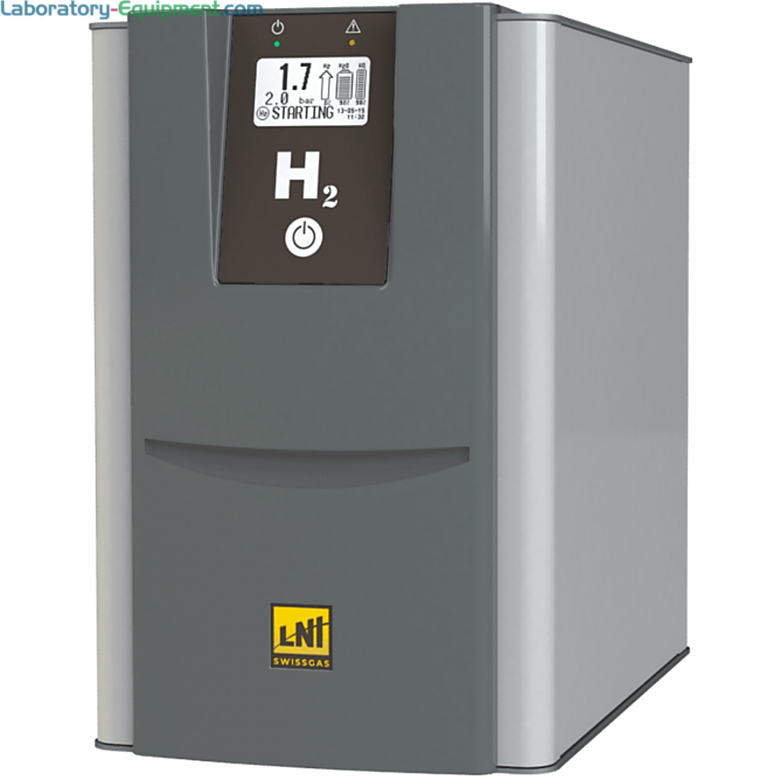 HG Pro LN PEM Hydrogen Generators by LNI SwissGas with a multilayer electrolytic cell, 1,500 cc/min flowrate, 16 bar (232 psi), less than 1 ppm N2 content