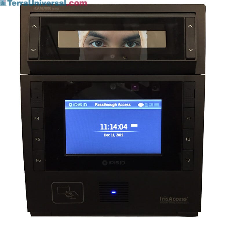 Iris Scanner For Smart Passthrough  |  2635-84 displayed